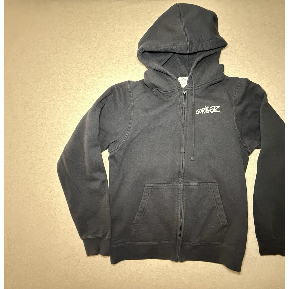 Gorillaz Youth Size Small Black Full Zip Hoodie
